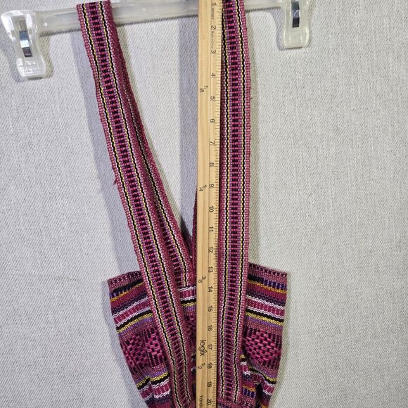 PINZON Handwoven Mini Backpack Boho Hippie Colorful bag 6X7 Multicolor - Picture 5 of 16